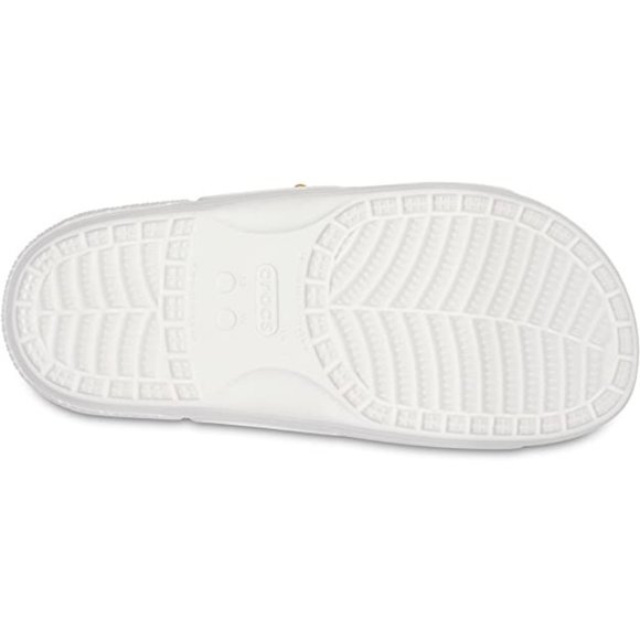 NEW Size 7 Womens Classic Crocs Glitter Sandal Slides, Orange Sorbet - Picture 7 of 7